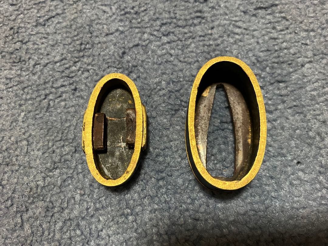 縁頭　魚子地　現代物