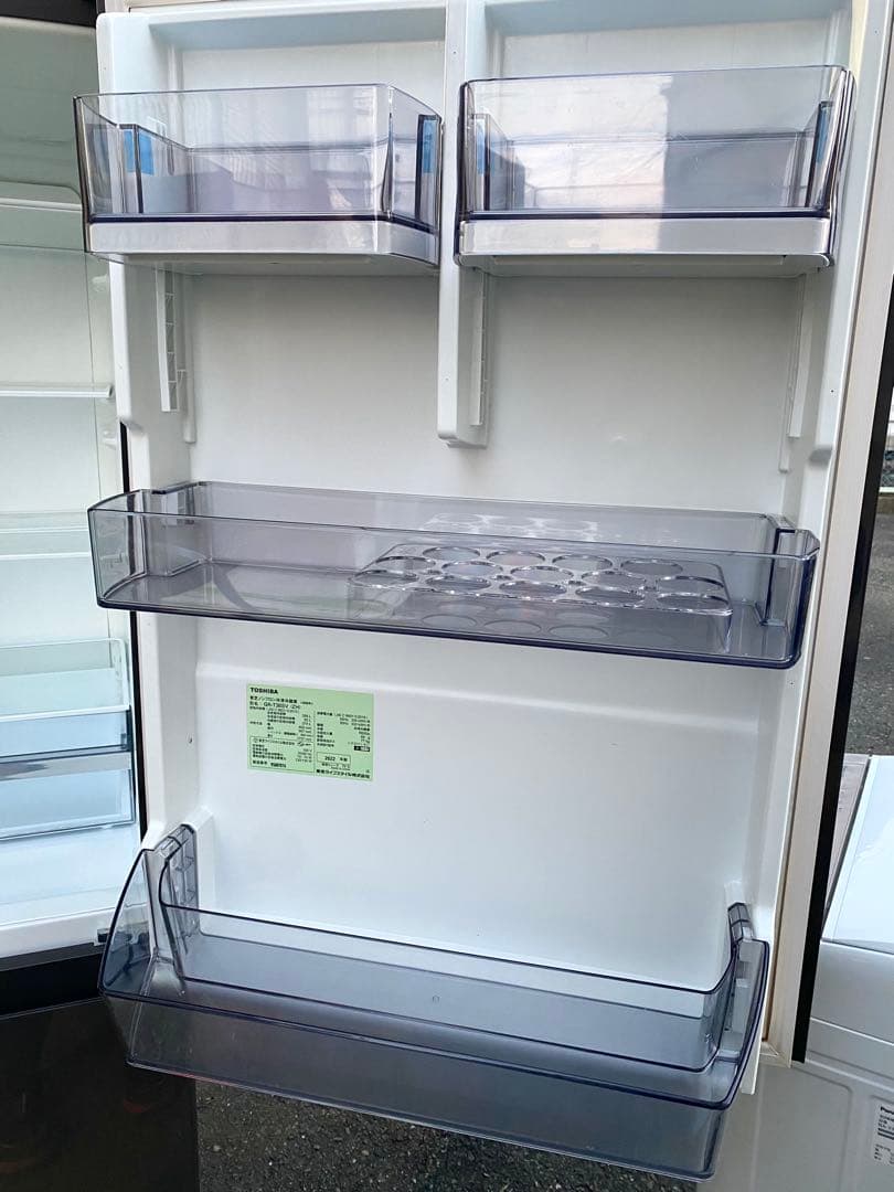 3ドア冷蔵庫 TOSHIBA / GR-T36SV / 356L 2022年製