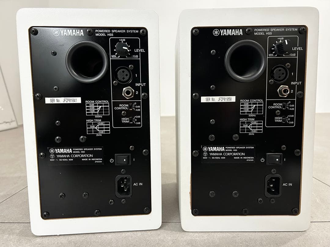 ヤマハ YAMAHA アクティブスタジオモニタースピーカー HS5 ペア