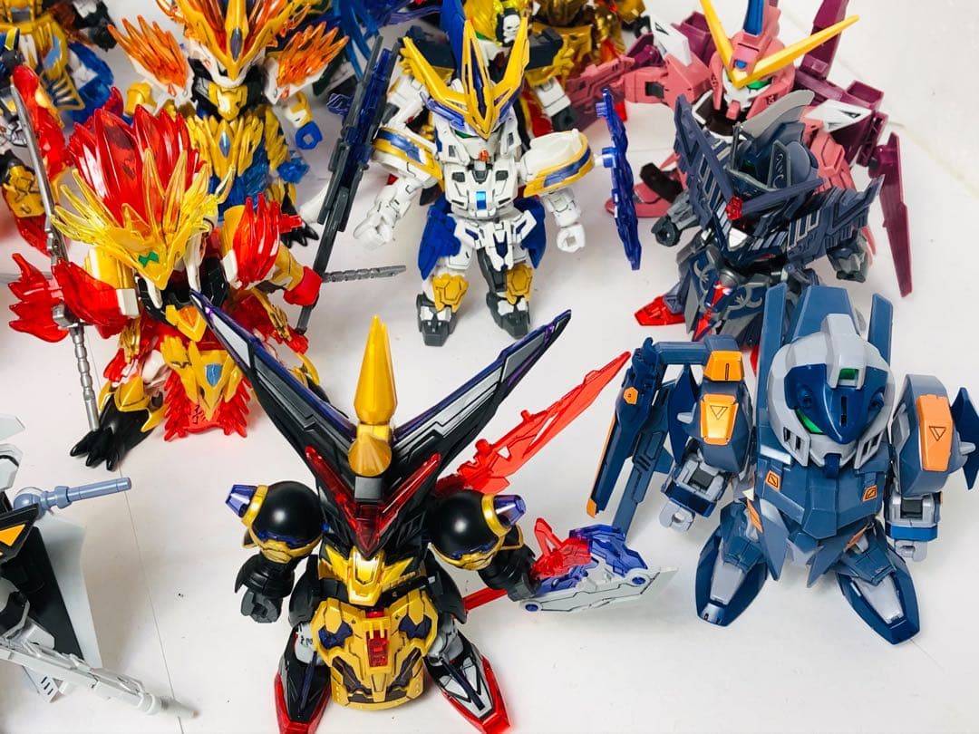 SDガンダム プラモデル 完成品 28体 まとめて BB戦士 戦国伝 ジャンク