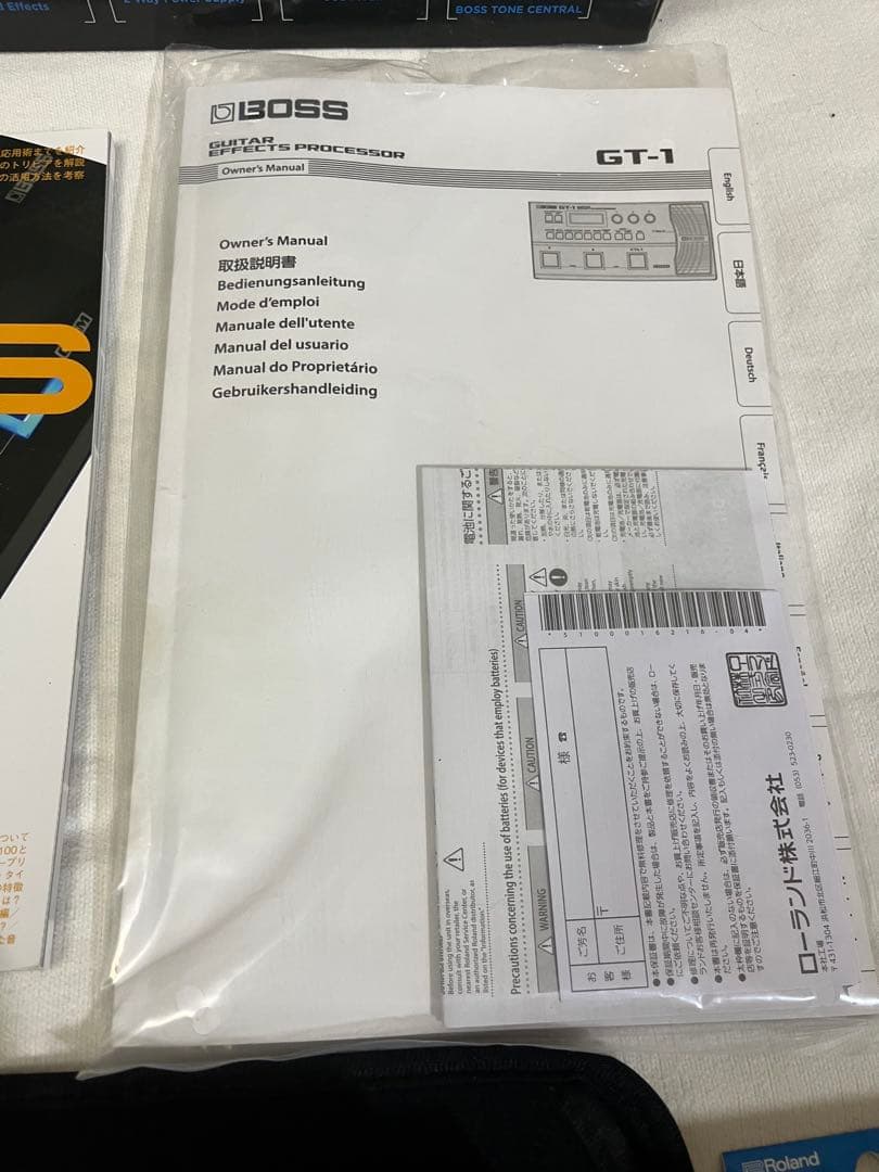 【美品】BOSS GT-1 PSA100S2 GT-1の教科書