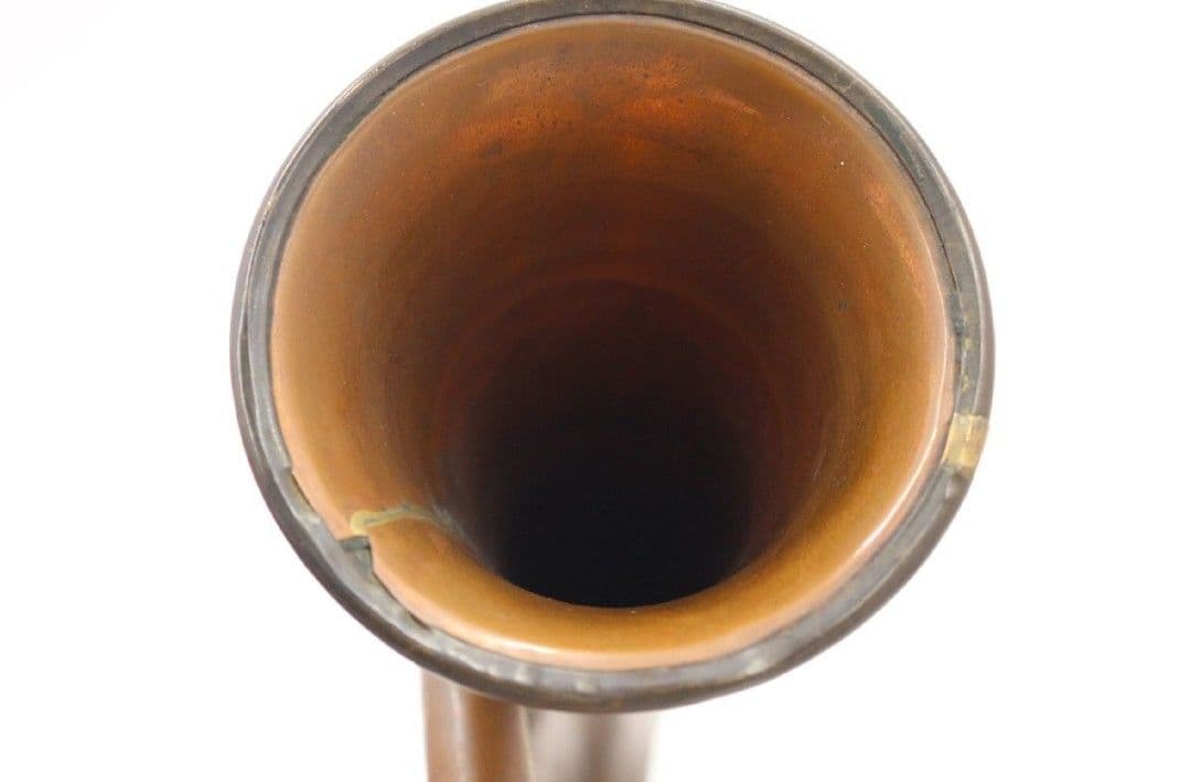 【当時物】旧日本軍・軍隊ラッパ（喇叭）信号ラッパ・突撃ラッパ 二つ巻【状態良好】