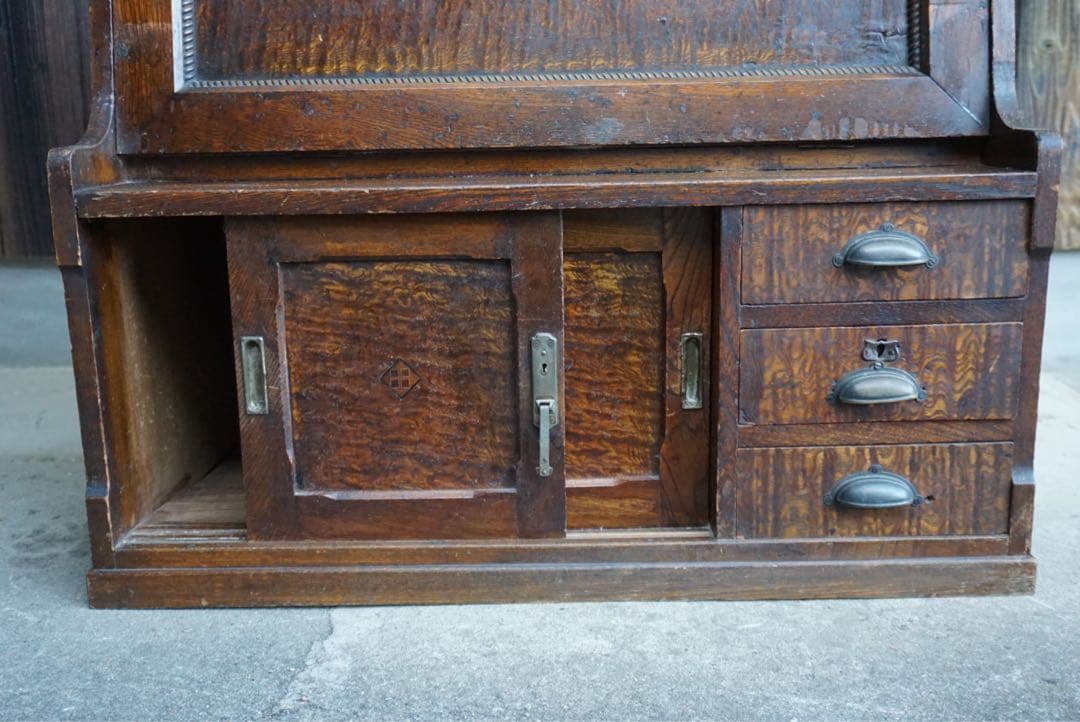 大正時代 ライティングビューロー 収納 デスク