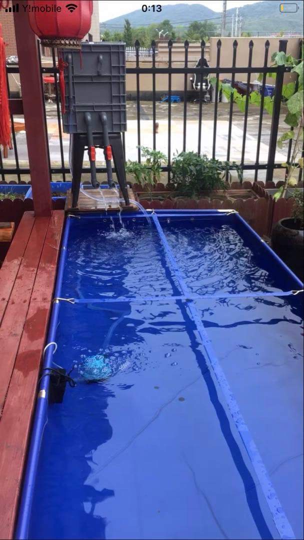 45w水中ポンプ付き万能濾過装置 池フィルター最高濾過装置(大)当日発送送料込み