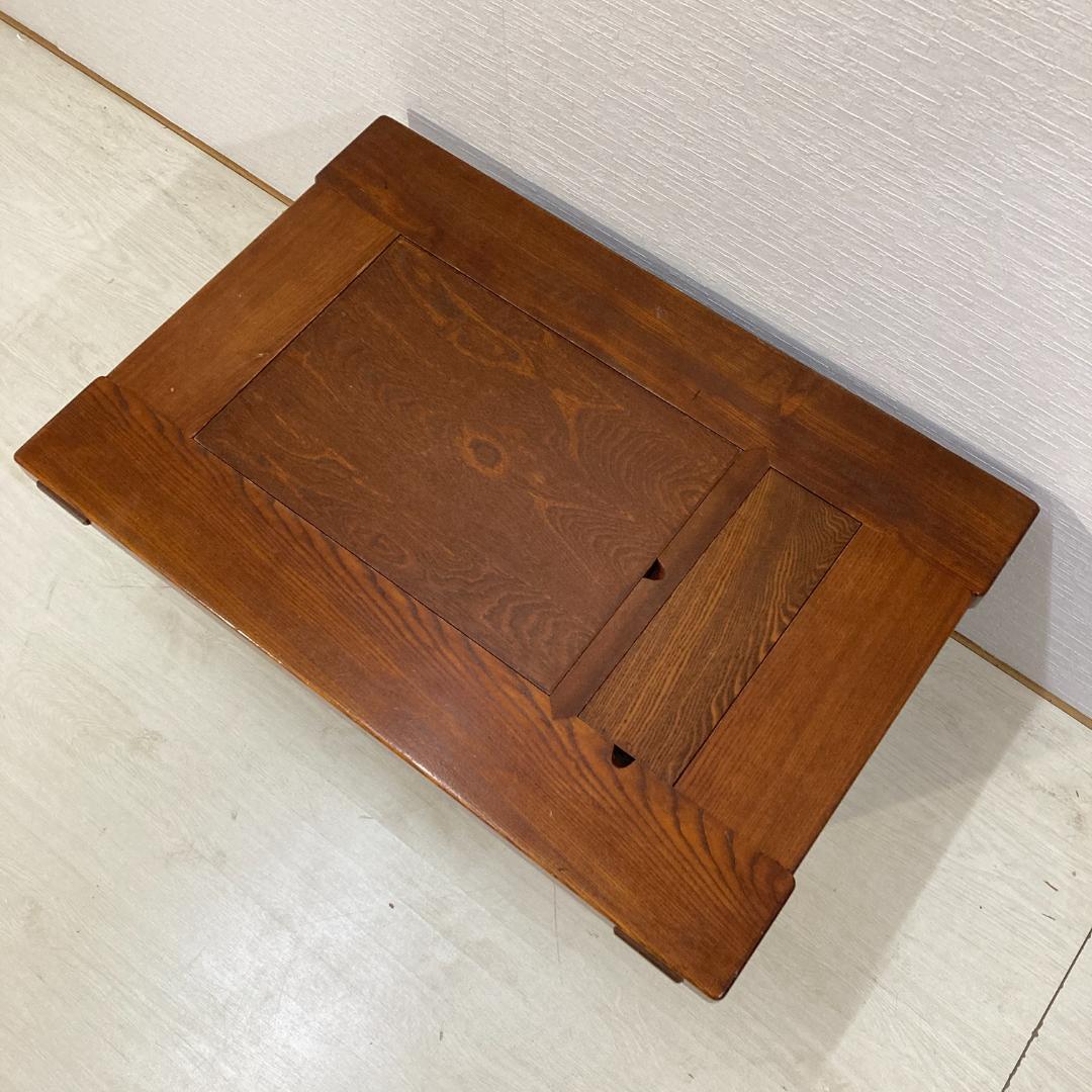 囲炉裏テーブル　座卓　昭和レトロ 火鉢 古民家　 引き出し 木製