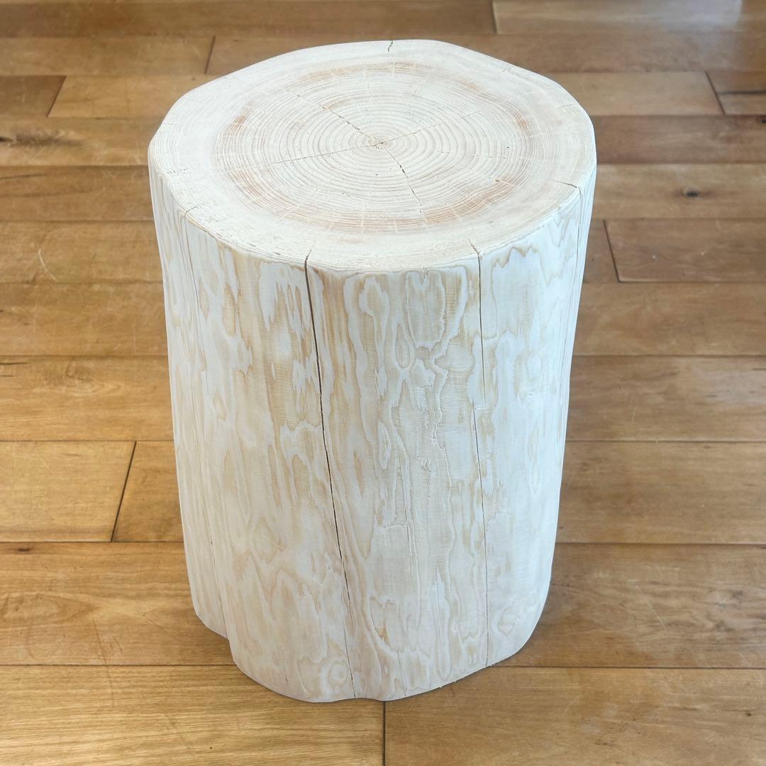 檜　丸太　椅子　スツール No.1230