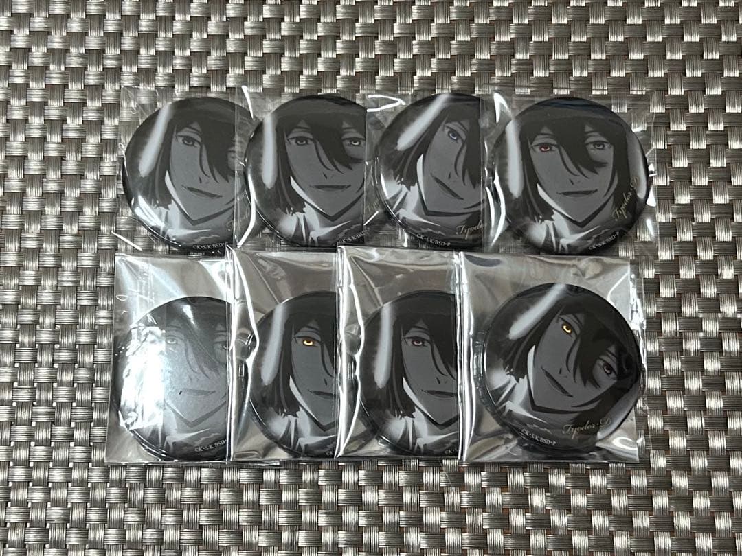 文豪ストレイドッグス フョードル・ドストエフスキー モノクロ缶バッジ