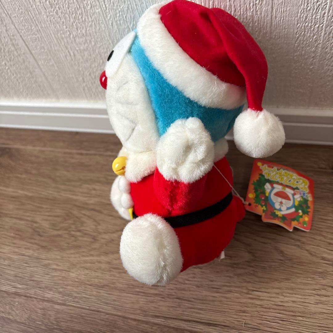 ドラえもん サンタ ブルブル ぬいぐるみ 青② 新品未使用 難アリ