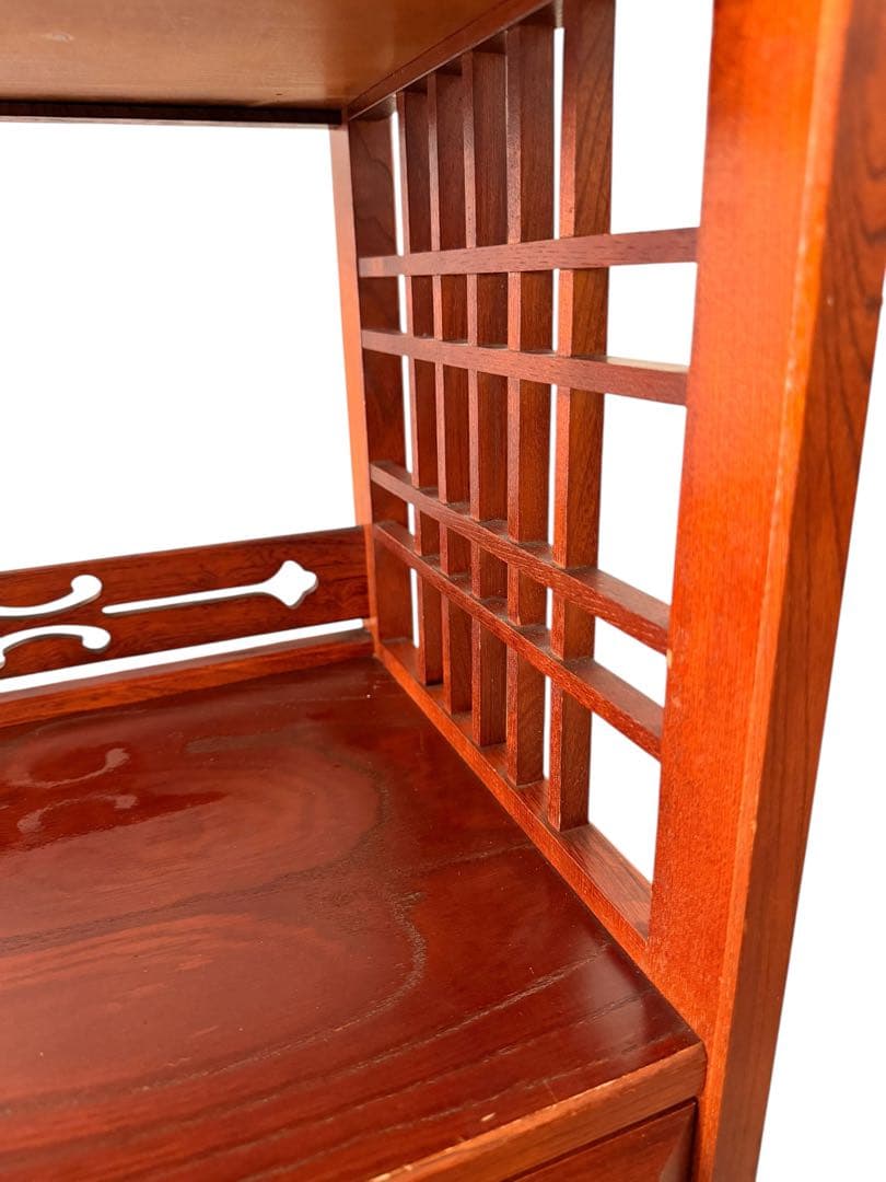 karimoku カリモク 電話台 FAX台 サイドテーブル花台 チェスト