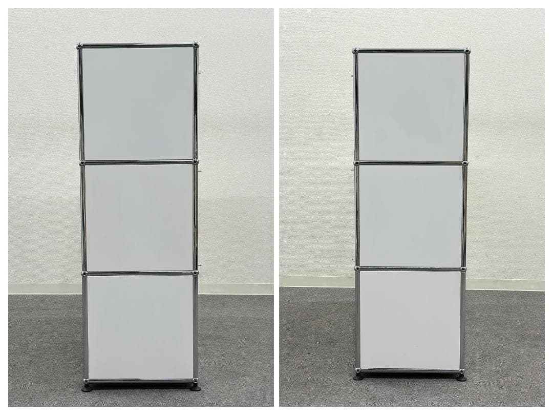 正規品■USMハラー■キャビネット 1列3段　全部違う鍵つき　パーソナルロッカー