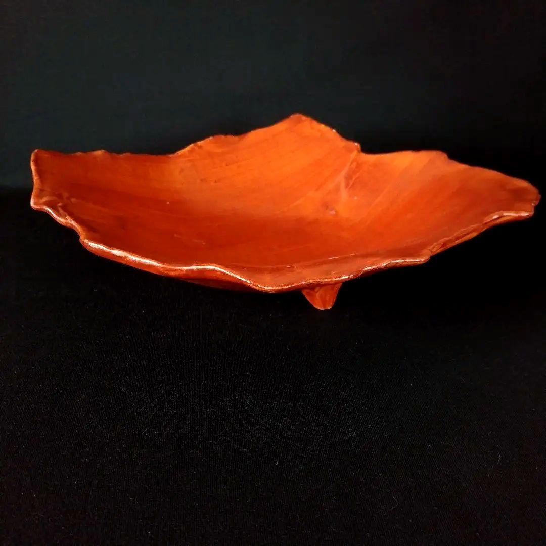 在印 朱色 三つ足鉢 5客揃 割烹料理 日本料理