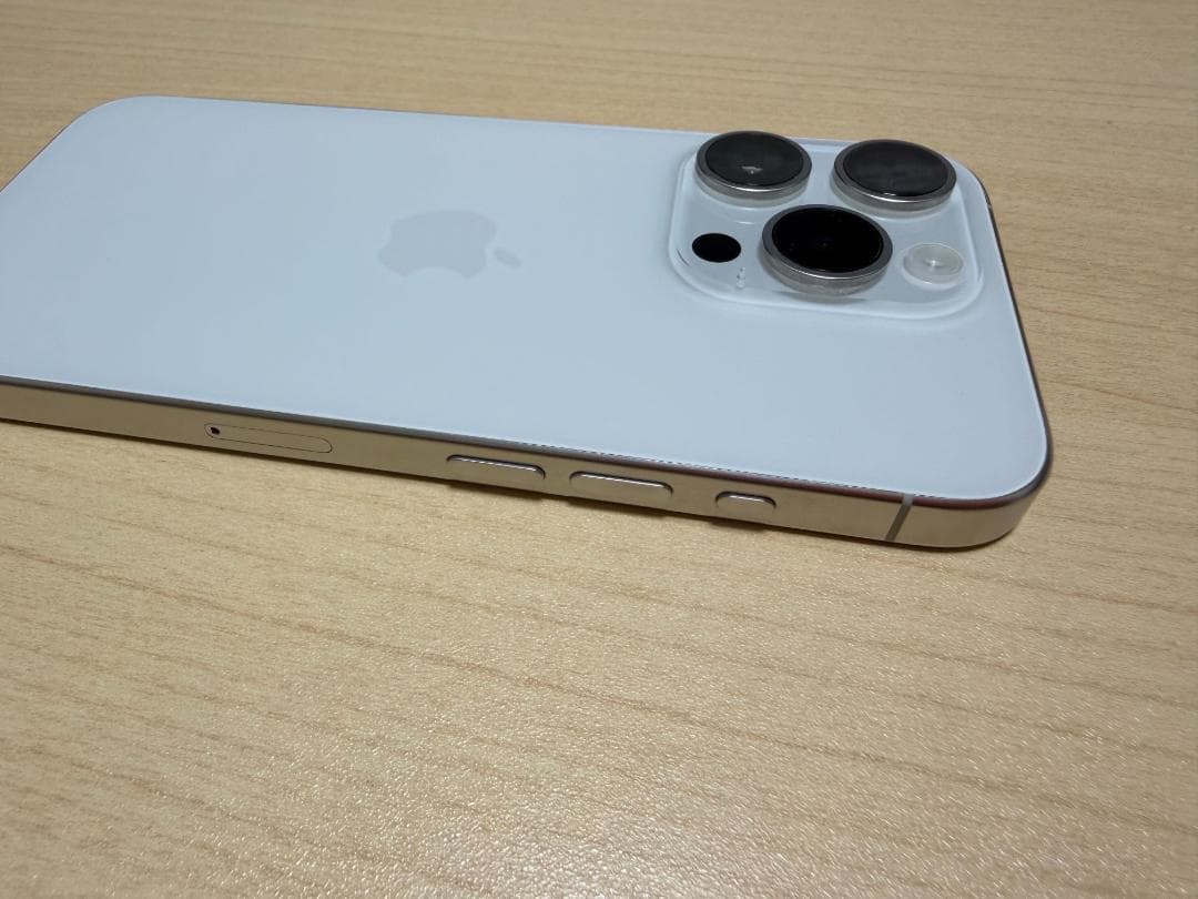 【ジャンク, 電池91%】 iPhone 15 PRO 512GB ホワイトチタ