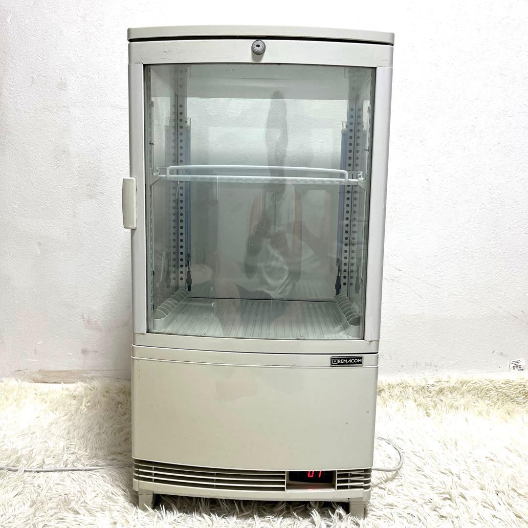 レマコム 卓上　冷蔵ショーケース　冷蔵庫　RCS-4G63SL 63L 大型