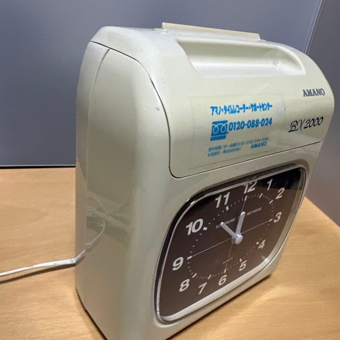 業務用☆AMANO アマノ タイムカード タイムレコーダー BX2000