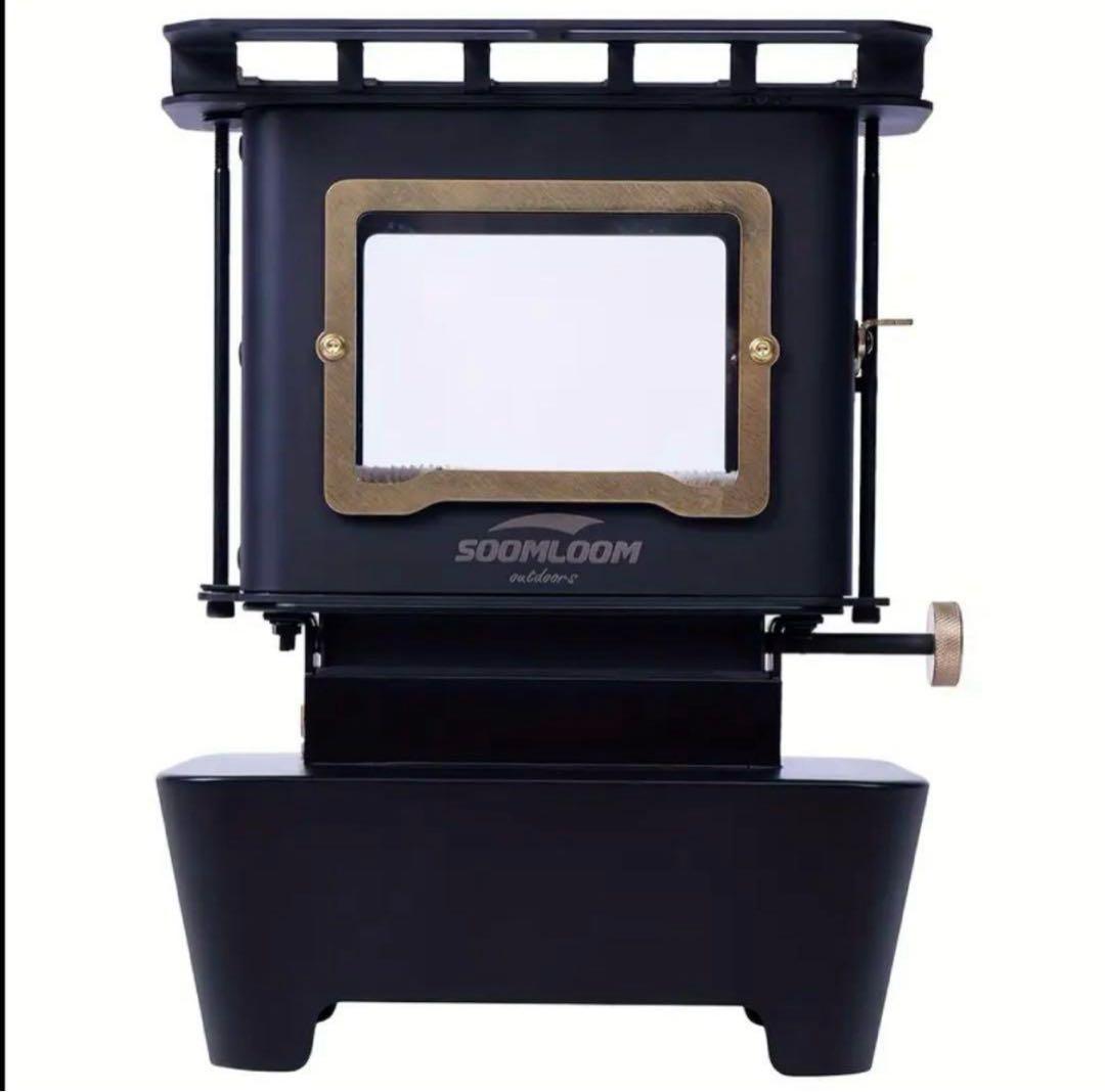 【箱凹み】Soomloom スームルーム　アイロンストーブ　アイアンストーブ　黒
