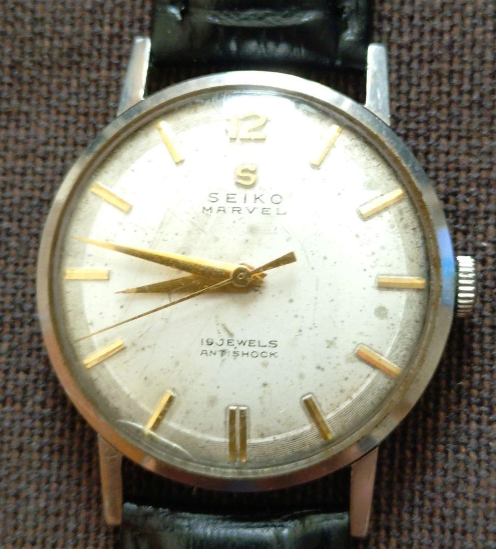ア5.SEIKO MARVEL メンズ手巻き腕時計