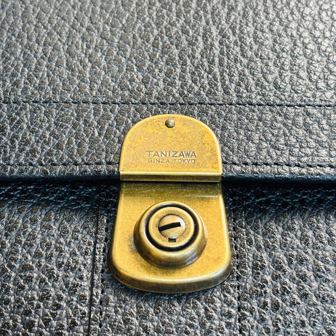 新品未使用　銀座タニザワ　ブリーフケース　皇室御用達　ダレスバッグ　黒　超希少
