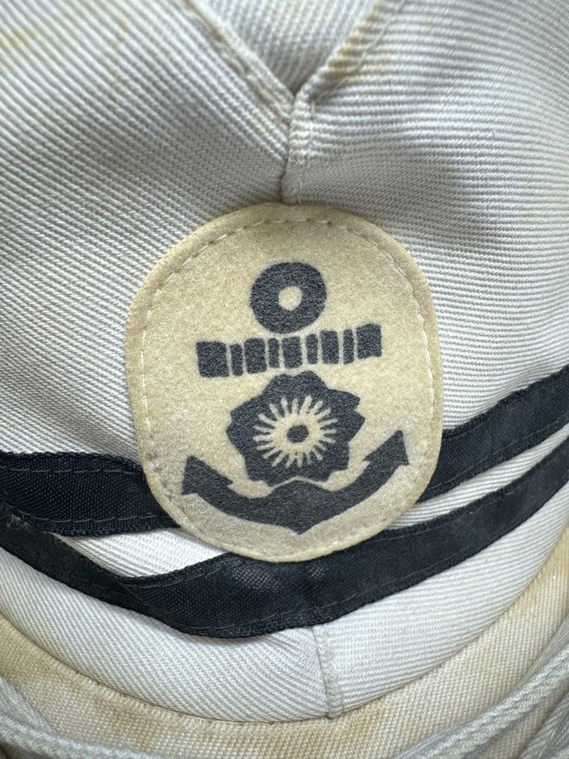 【貴重】大日本帝国海軍 略帽 旧日本軍 海軍軍帽　実物時代物