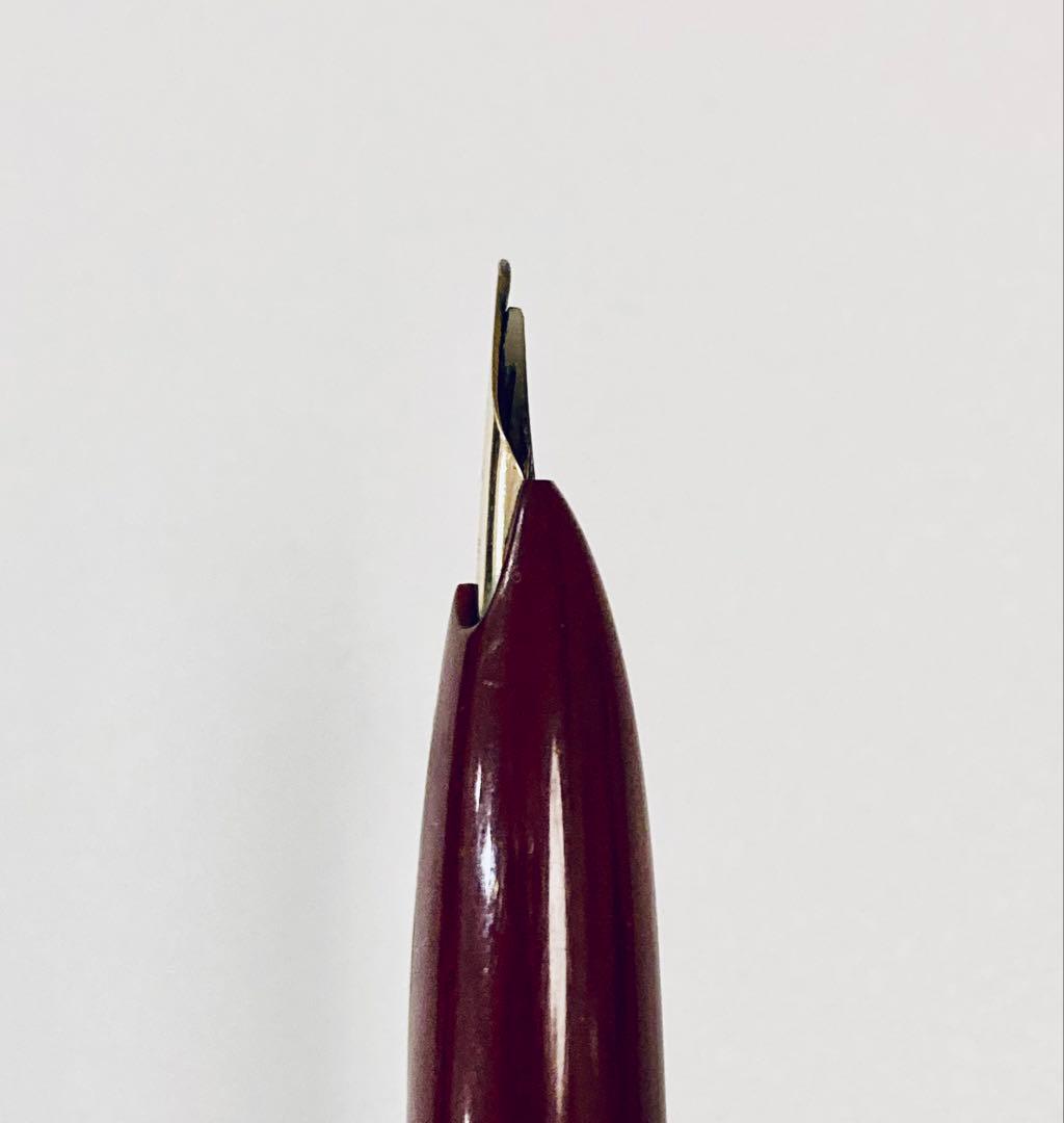 ペン先14K◆プラチナ シープ羊革 革巻き万年筆 Platinum 14金 本革