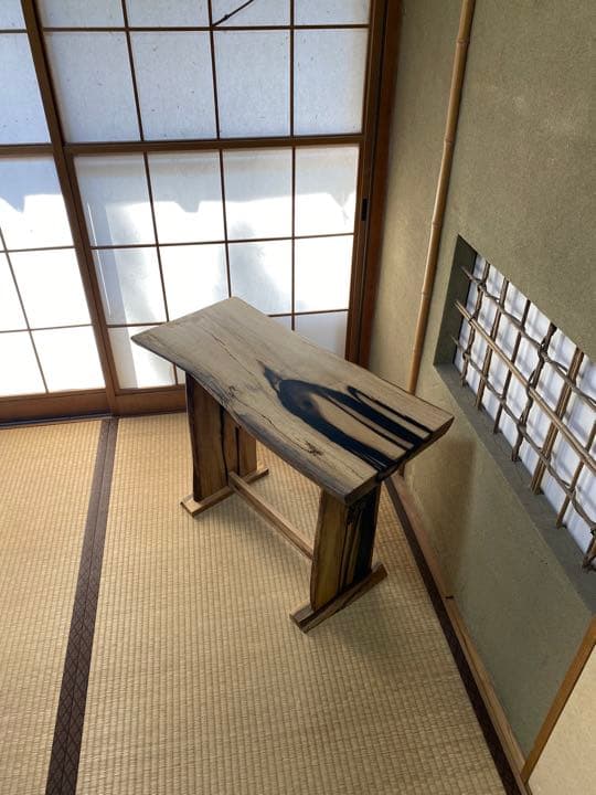 黒柿のサイドテーブル^_^花台