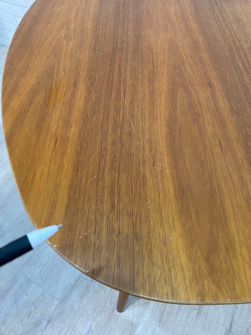 【ワンコ大好きッ子】三角形　ダイニング　テーブル　2名　3名　机　食卓