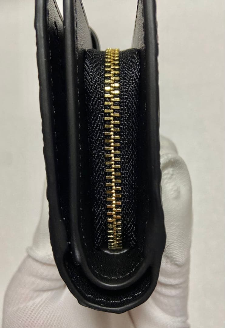 【新品未使用】COACH コーチ 二つ折り財布 ブラック