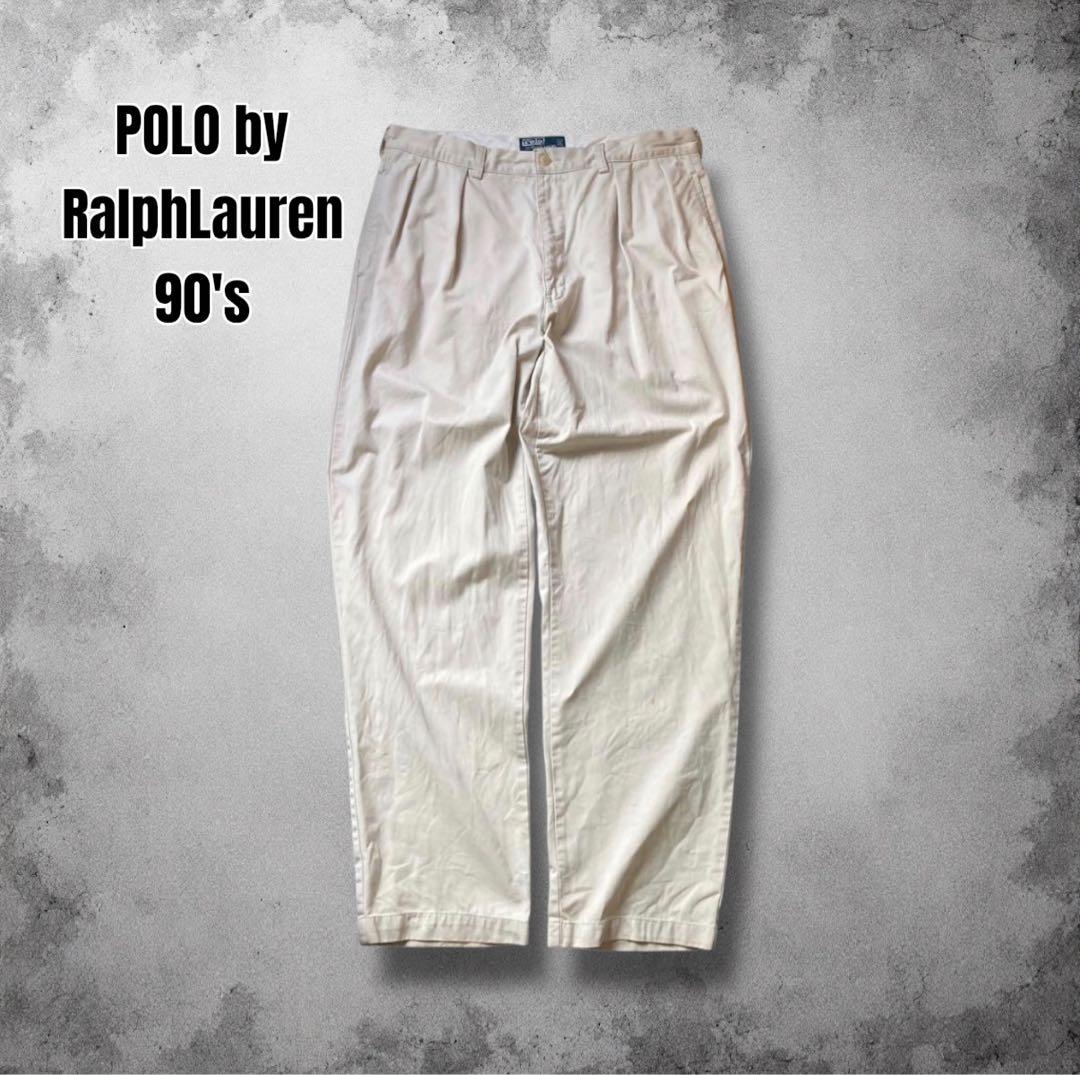 90s RalphLauren アンドリューパンツ ヴィンテージ USAポロチノ