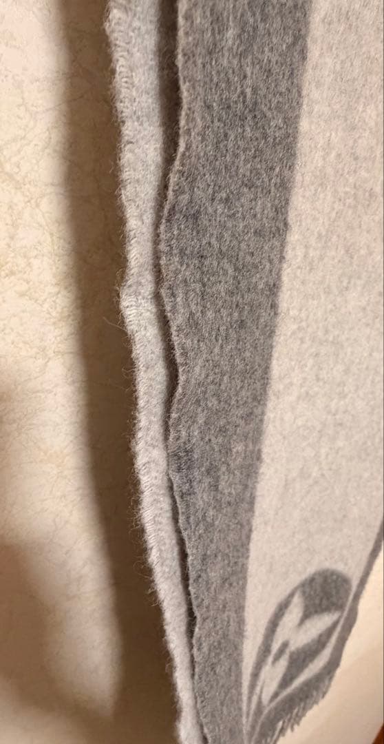 期間限定！お値下げ！Louis Vuitton モノグラムマフラー グレー