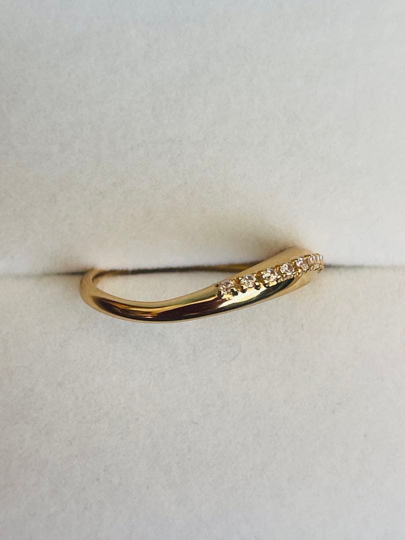 試着のみ✨ete ONLINE Limited ビジュー クレセントムーンリング