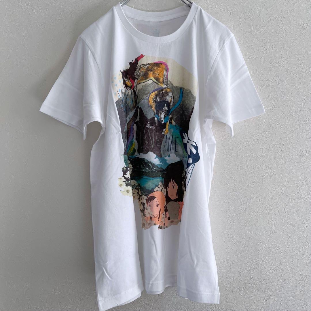 おおかみこどもの雨と雪 Tシャツ Lサイズ アニメ 映画 ムービー 細田守