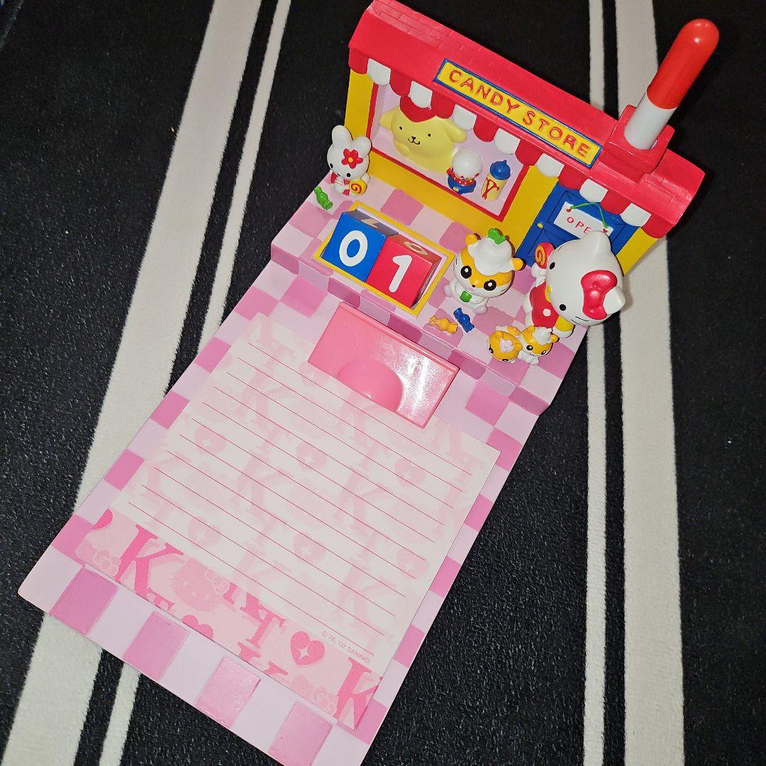 激レア SANRIO 万年カレンダー付き メモホルダー 非売品 ハローキティ