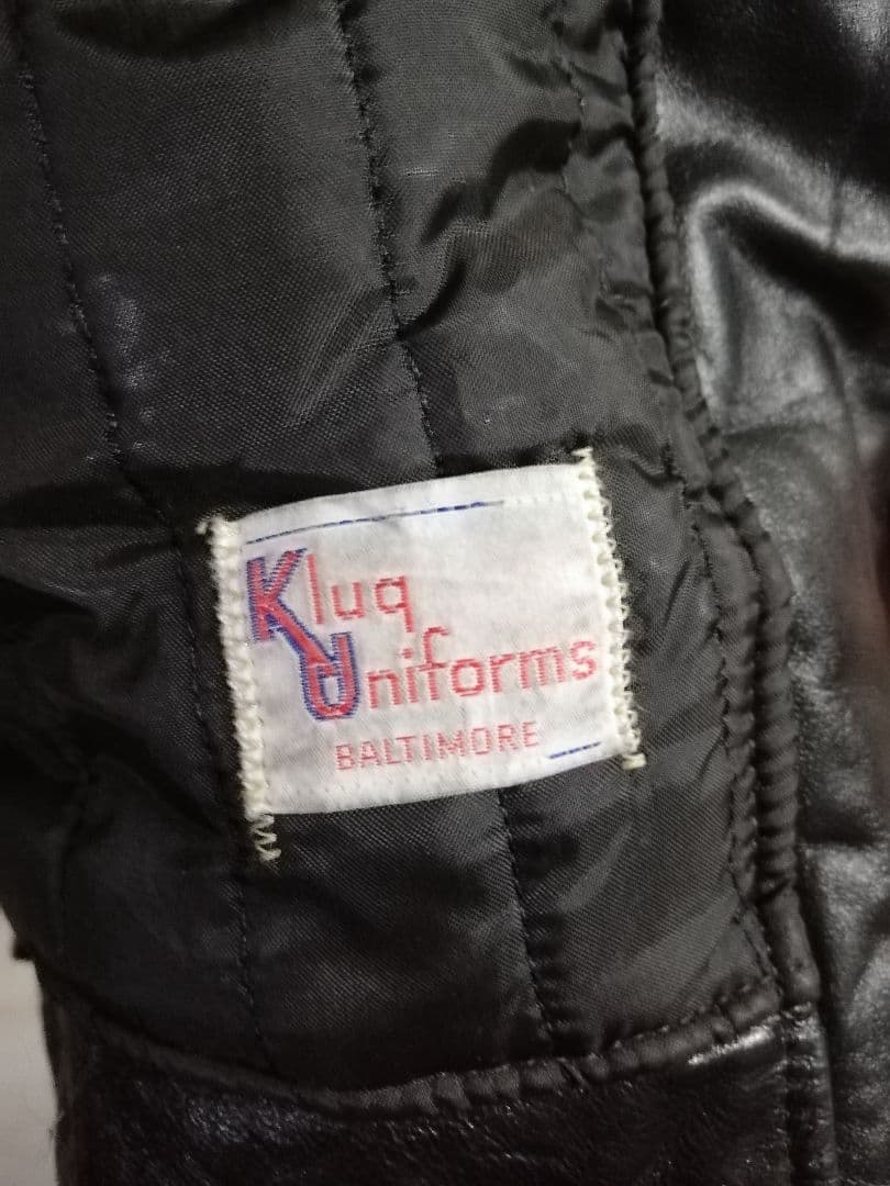 70s ポリスマンジャケット　talon ビンテージ　レザージャケット