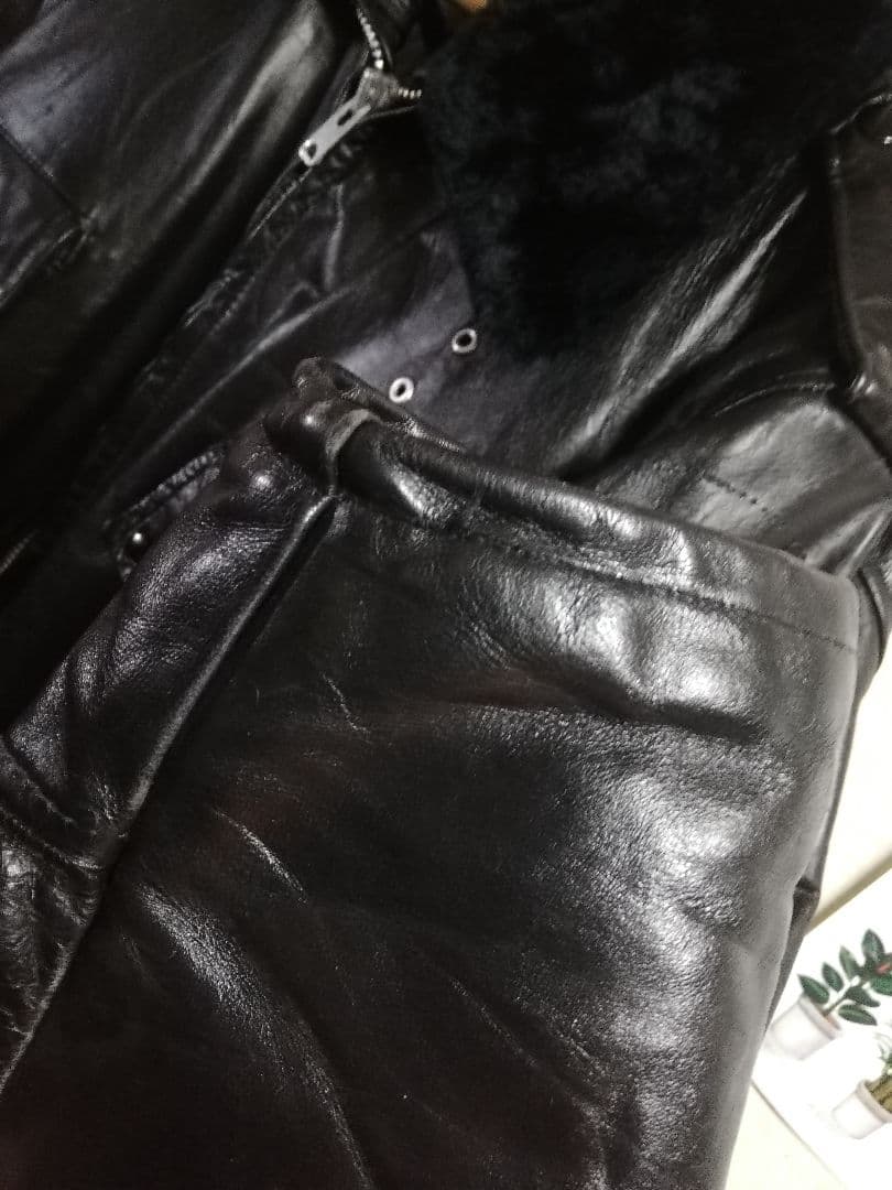 70s ポリスマンジャケット　talon ビンテージ　レザージャケット