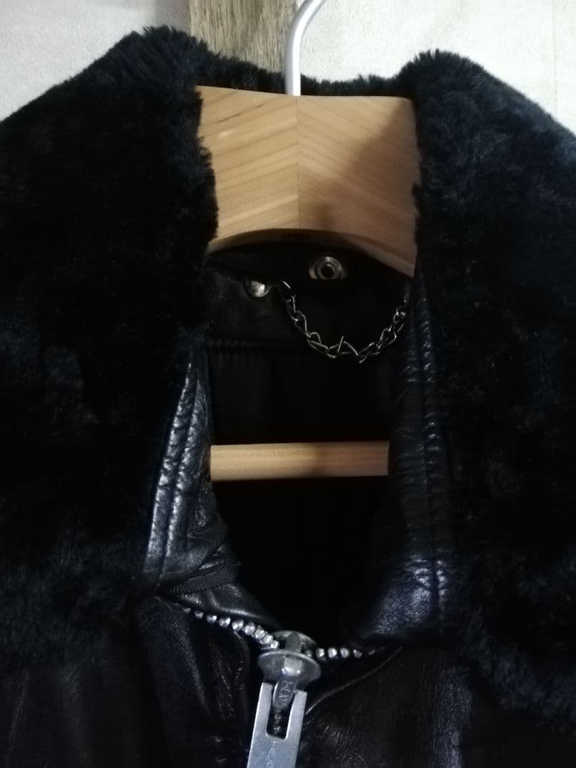 70s ポリスマンジャケット　talon ビンテージ　レザージャケット