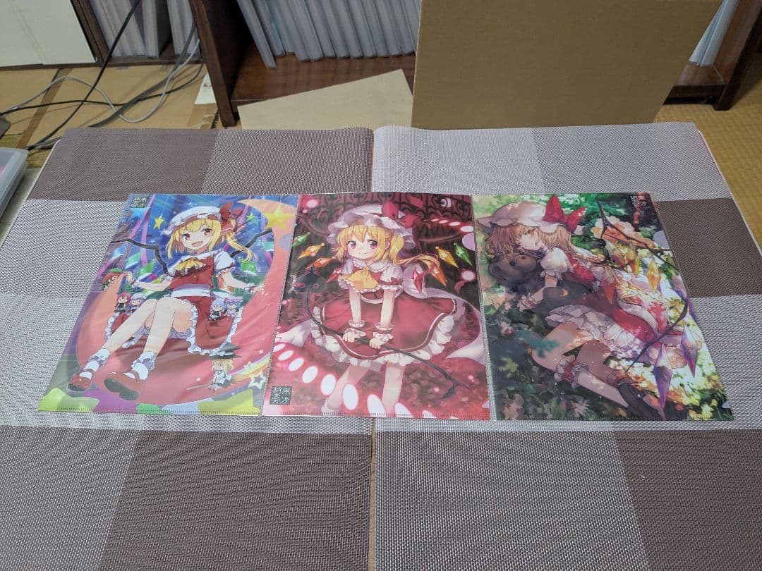ゆりリリ　東方Project　波天宮　レミフラ クリアファイルセット