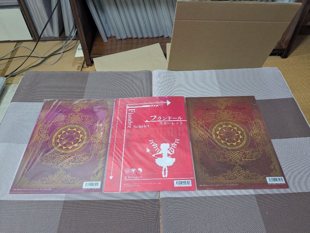ゆりリリ　東方Project　波天宮　レミフラ クリアファイルセット