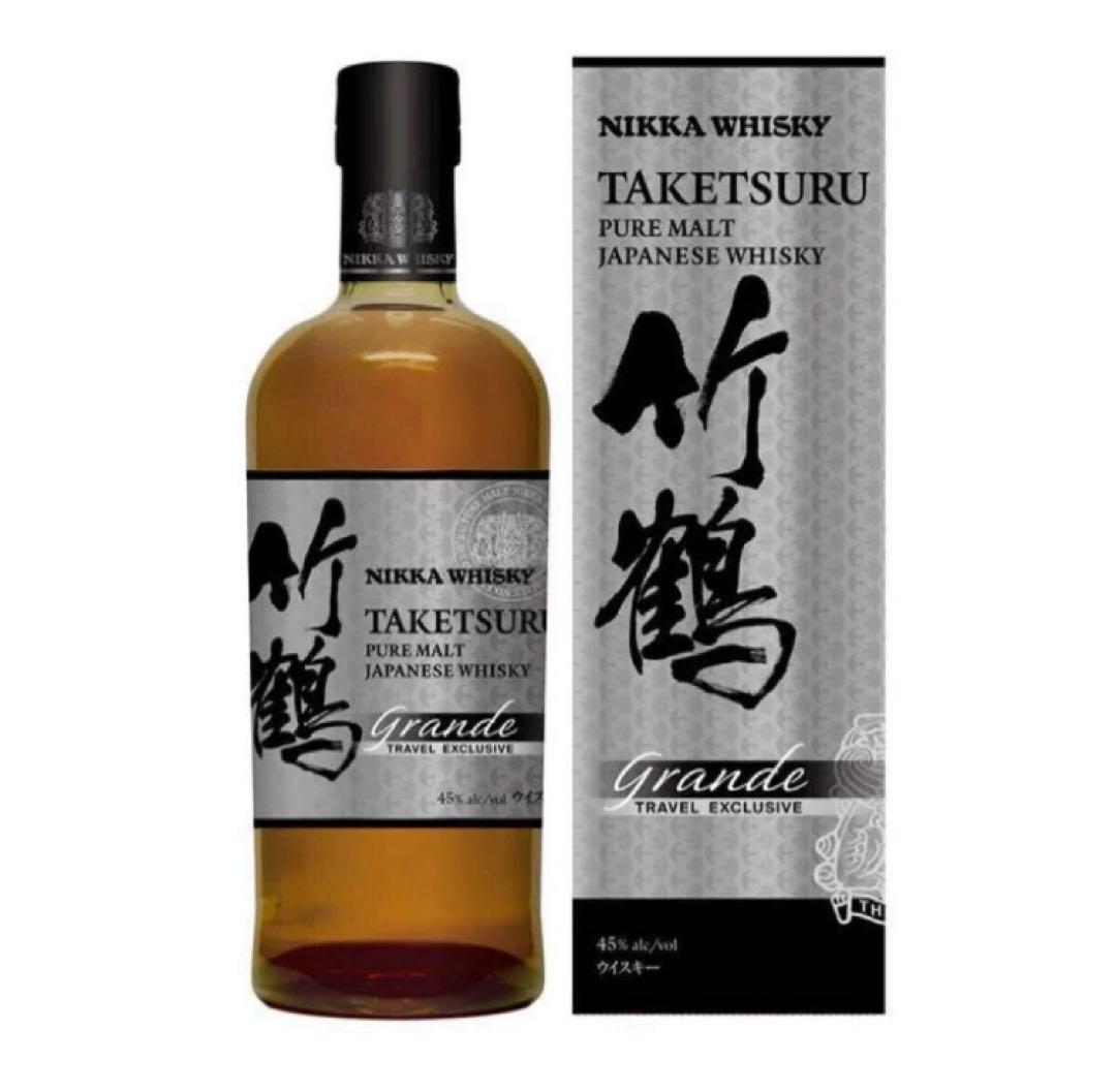 免税店限定　ニッカウヰスキー　竹鶴ピュアモルト　グランデ