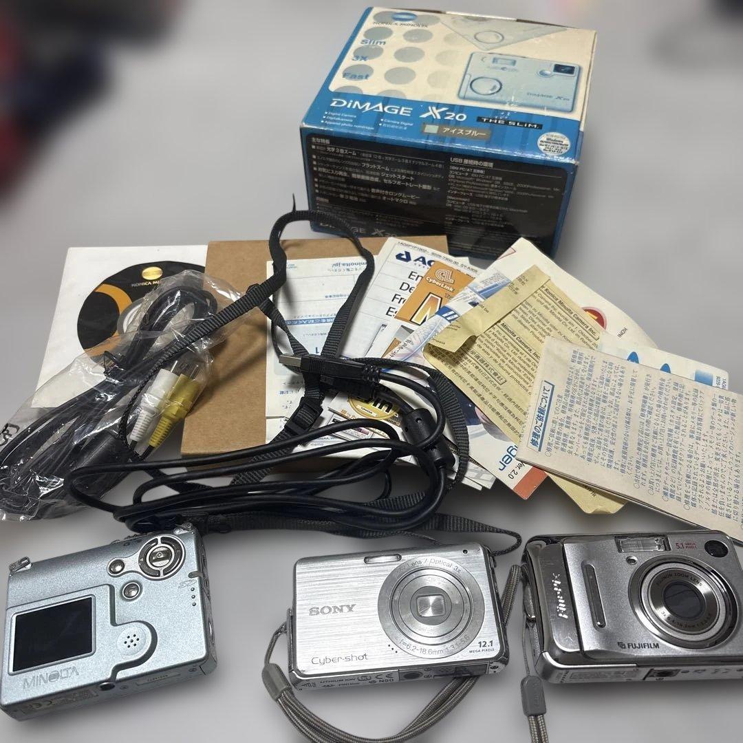 dimagex20 cyberdsc w190 finepix a500 セット