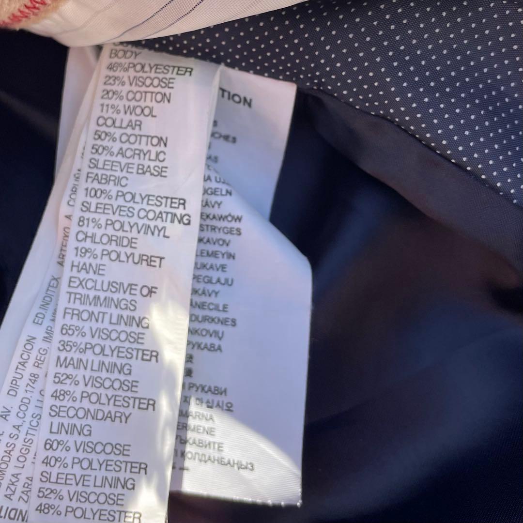 【うんまか仙人】\"ZARA MAN\" レザー切替コート 2way ブラック