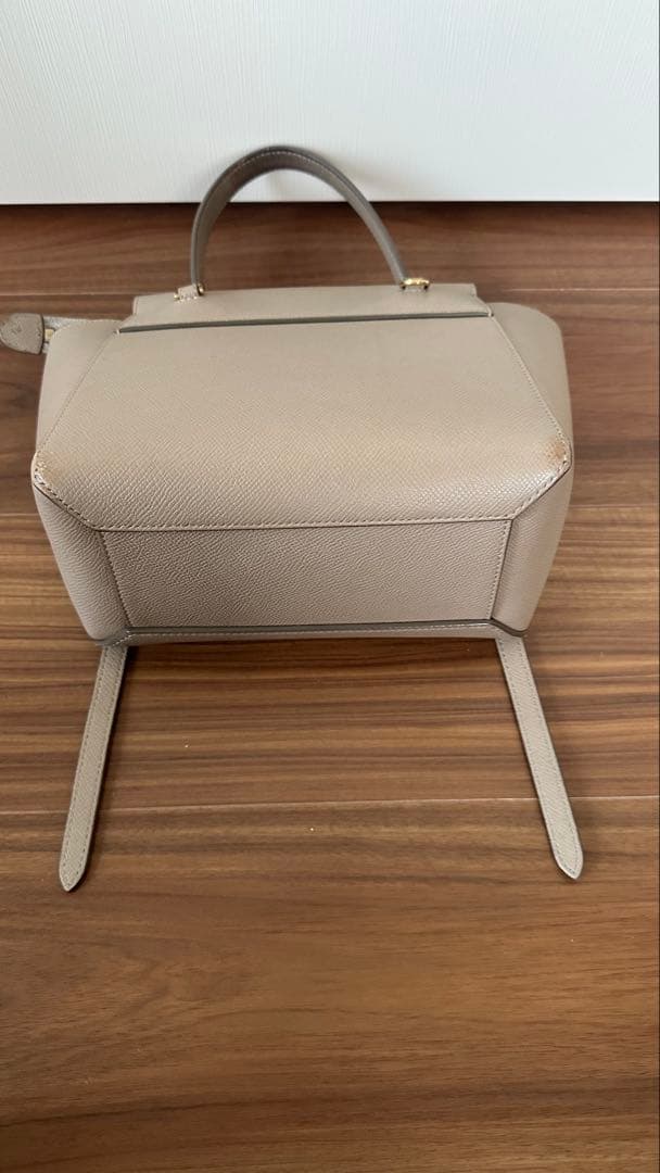 CELINE セリーヌ ベルトバッグ ナノ ライトトープ