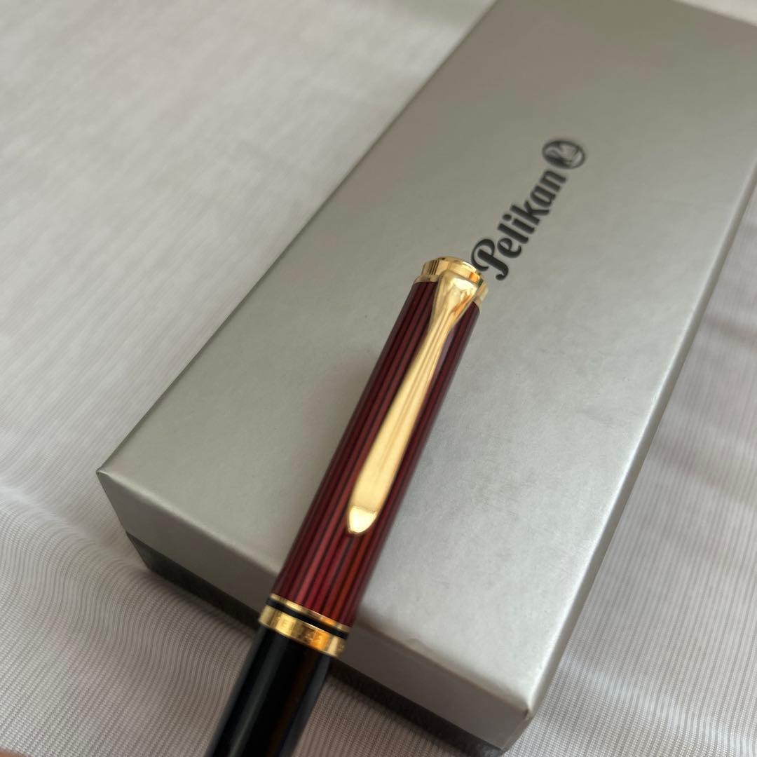 ペリカン　スーベレーンK800 赤縞 (値下げ不可)