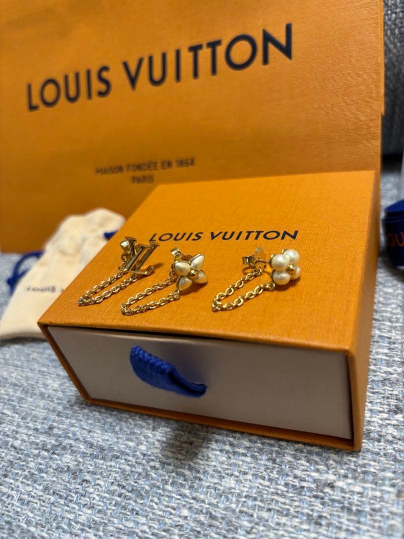 LOUIS VUITTON ルイヴィトン ゴールド ピアス 2025/SS