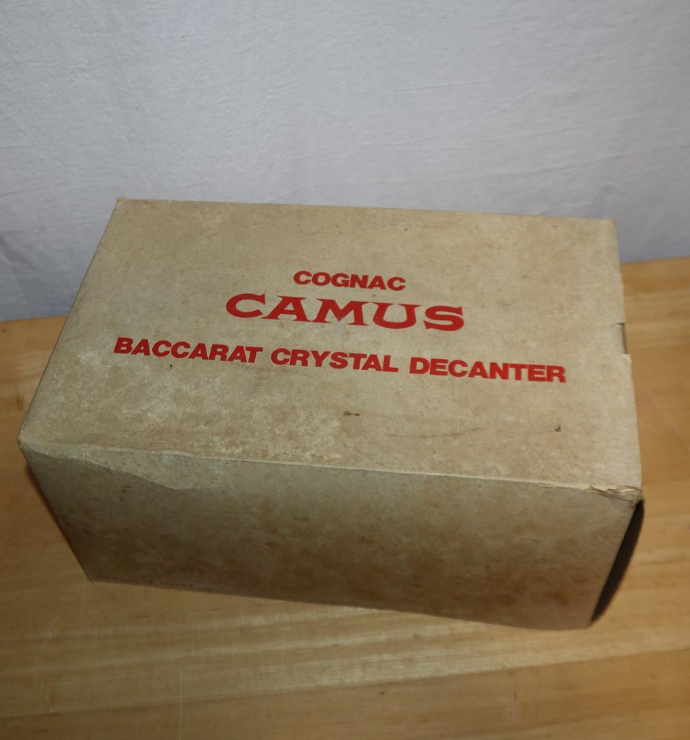 （古酒）ＣＡＭＵＳ　バカラ　デキャンター　ボトル未開栓