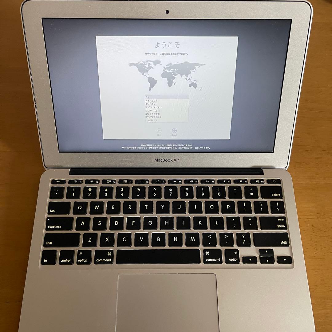 MacBook Air Mid2011 USキー Core i7 4GB 1TB