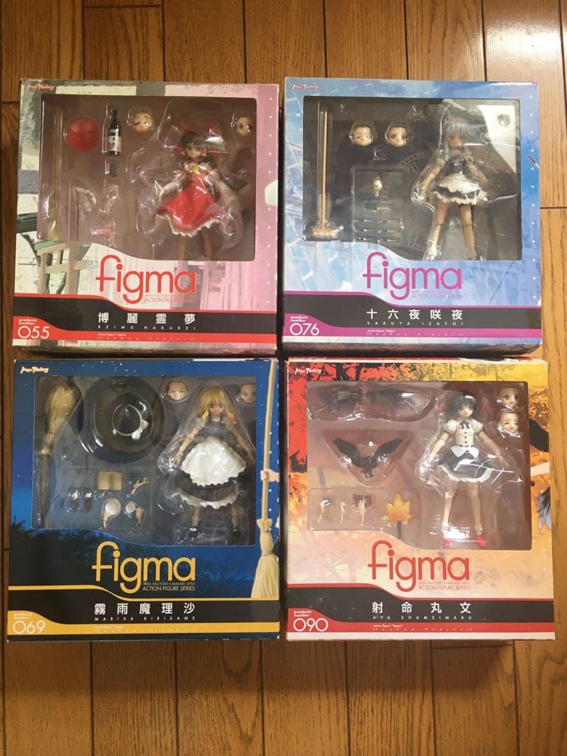 【1月2日まで】東方プロジェクト　figma 霊夢　魔理沙　咲夜　射命丸