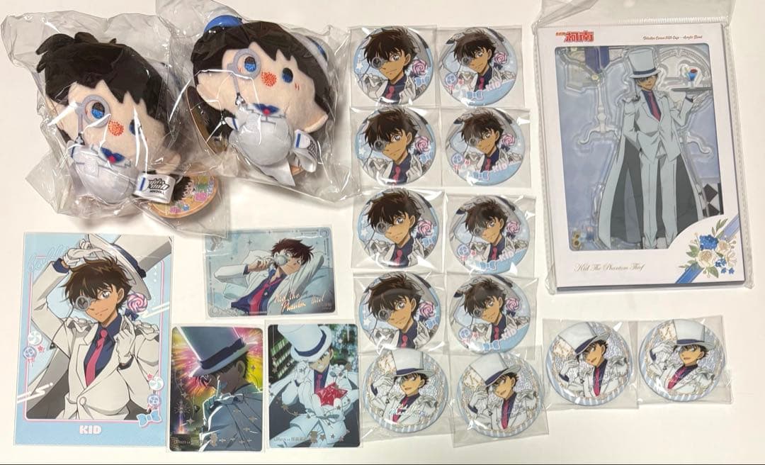 名探偵コナン　怪盗キッド　kayou マスコット　缶バッジ　まとめ売り
