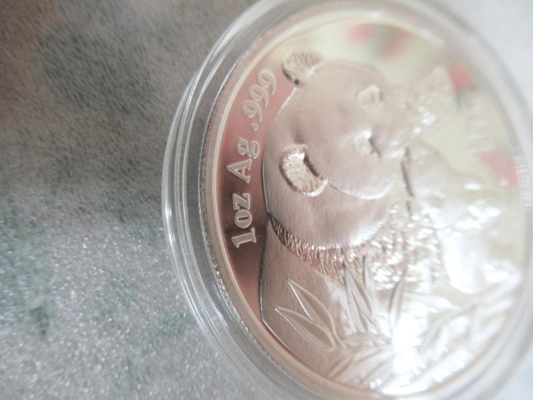 中国 パンダ  2004年 銀貨 純銀 10元 Ag999 1オンス１oz