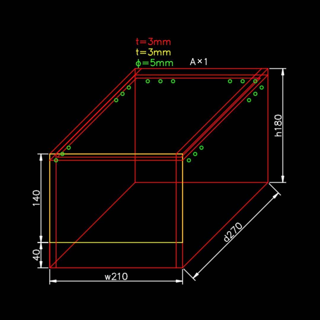 【M0111】オーダーメイドアクリル飼育ケース