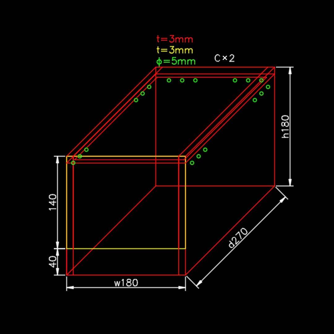 【M0111】オーダーメイドアクリル飼育ケース