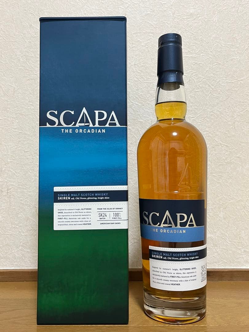 【未開封⭐︎百貨店購入】スキャパスキレン ウイスキー 700ml 箱付き